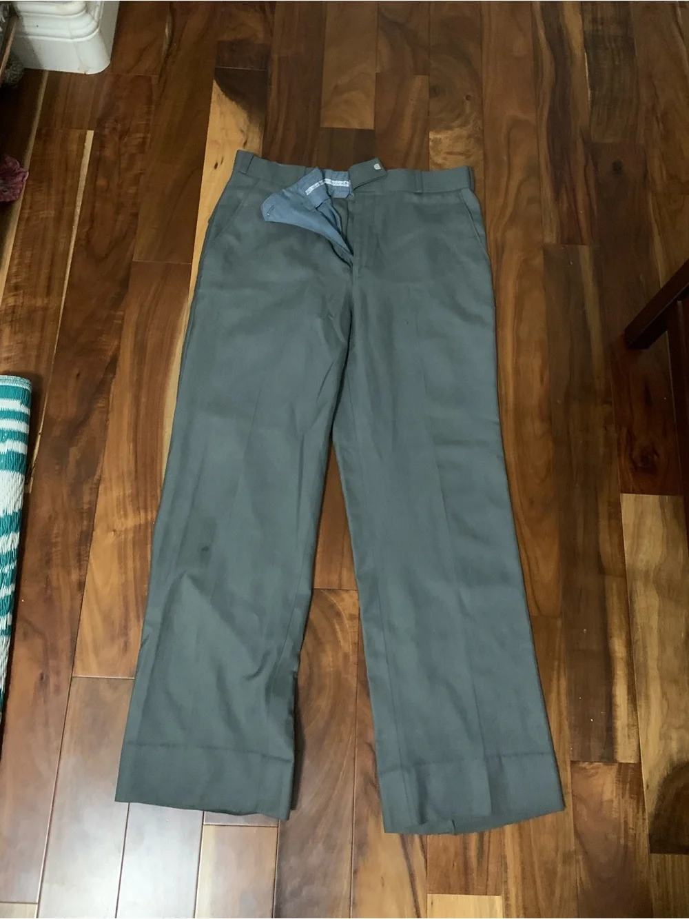 Men's Classic Dress Pants in Slate Gray